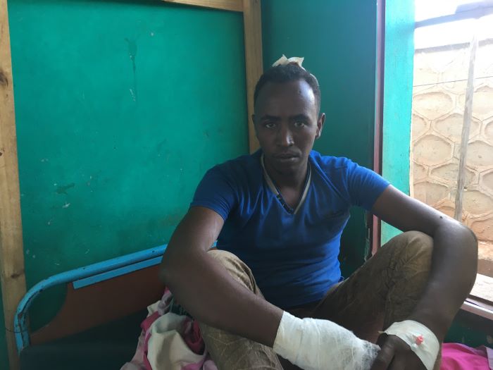 Es soll nicht wieder vorkommen, dass Menschen wie Ahmed abgewiesen werden müssen und keine ärztliche Hilfe bekommen. Foto:humedica