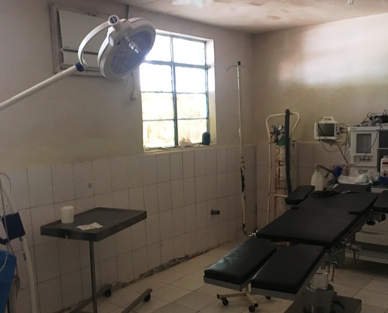 Der Operationssaal sol wieder einsatzfähig gemacht werden. Foto:humedica