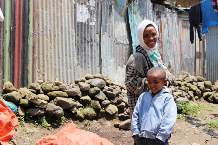 Der sechsjährige Melaku lebt mit seiner Mutter und seinen Geschwistern in einem Armenviertel der äthiopischen Hauptstadt Addis Abeba.Foto:humedica