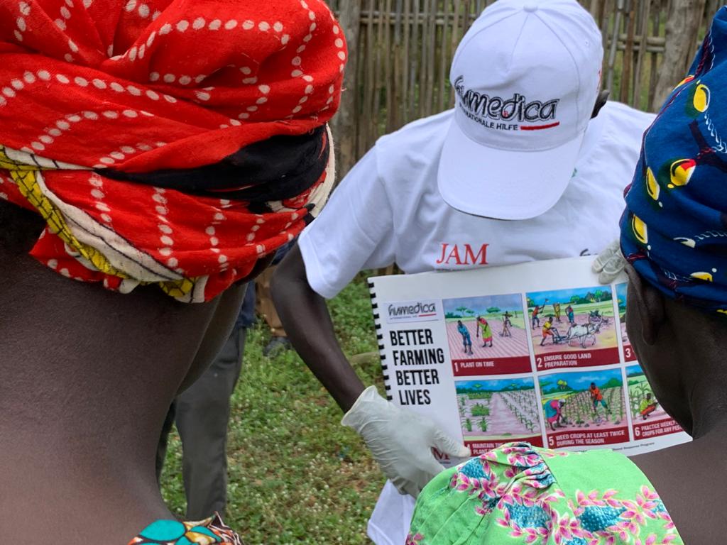Die Menschen bekamen Saatgut und wurden darin geschult, wie sie dieses kultivieren und ernten. Foto: Joint Aid Management