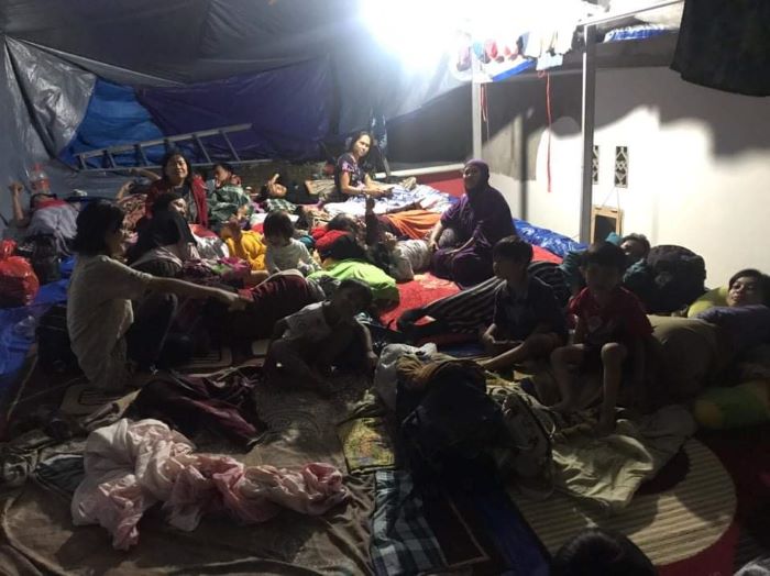 In Notunterkünften, wie hier in Indonesien, ist Abstand halten schwer- Foto:humedica